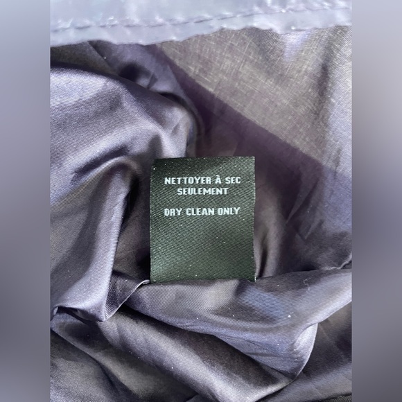 Iridescent Deep Purple Strapless Le Chateau Formal Mini Dress with Pockets - Picture 13 of 13